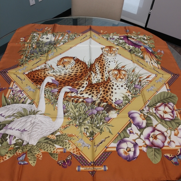 Salvatore Ferragamo Accessories - New Salvatore Ferragamo Silk Scarf